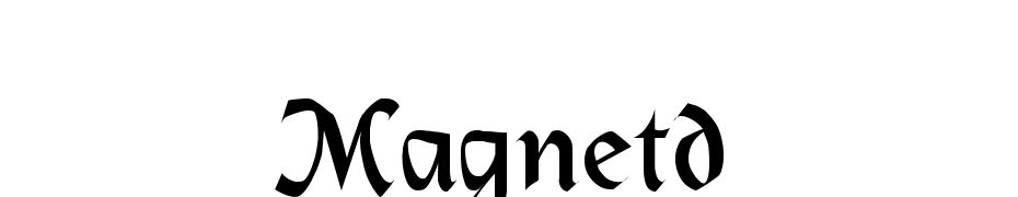 MAGNETD Regular cкачати шрифт безкоштовно